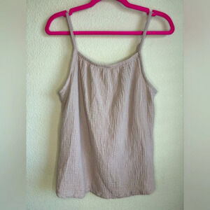 Jason Wu Dusty Rose Cotton Camisole Top